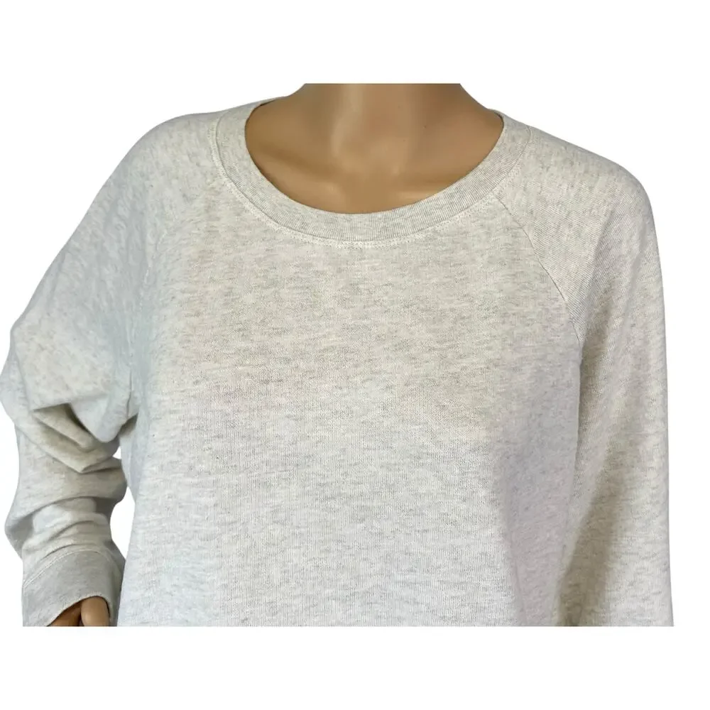 J. Crew Vintage Fleece Sweatshirt Gray Size XL